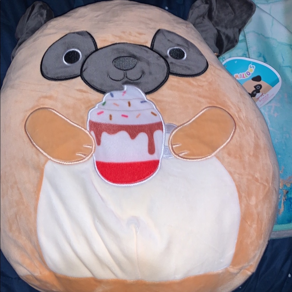 12 in prince the pug squishmallow